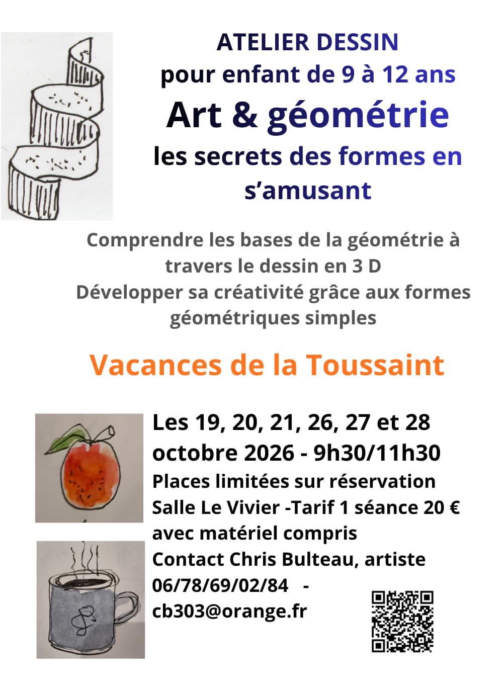 Atelier dessin pour enfants : les secrets des formes en s'amusant